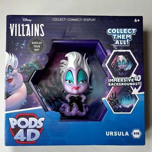⭐️NWT-Disney Villains Ursula PODS 4D Figure - Picture 1 of 11